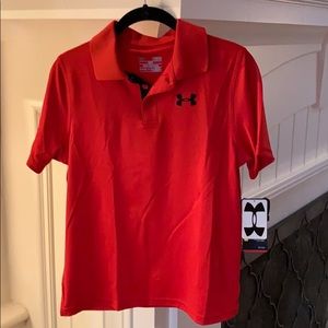 NWT-Youth under armour golf shirt!!